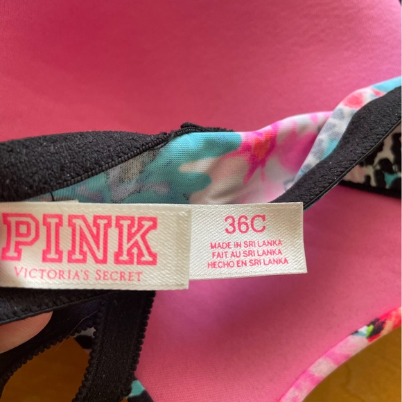 Victoria’s Secret wear everywhere push-up bra. 36C Colorful.Excellent condition - Picture 4 of 5